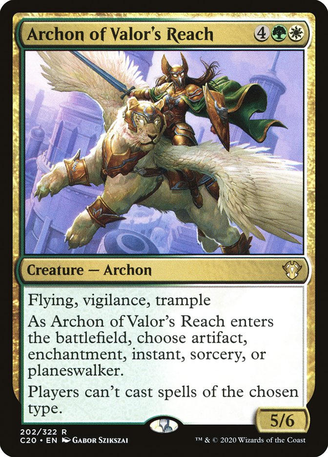 Archon of Valor's Reach [Commander 2020] | Nerdhalla Games