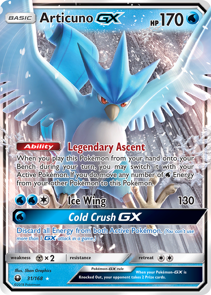 Articuno GX (31/168) [Sun & Moon: Celestial Storm] | Nerdhalla Games