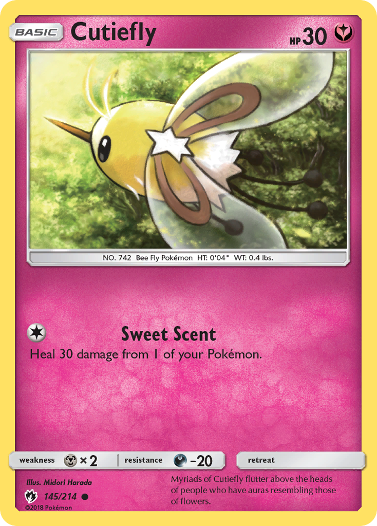 Cutiefly (145/214) [Sun & Moon: Lost Thunder] | Nerdhalla Games