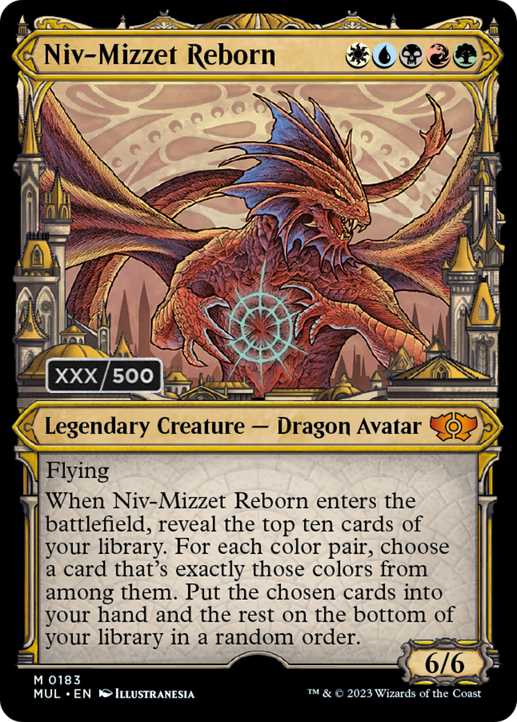 Niv-Mizzet Reborn (Serialized) [Multiverse Legends] | Nerdhalla Games