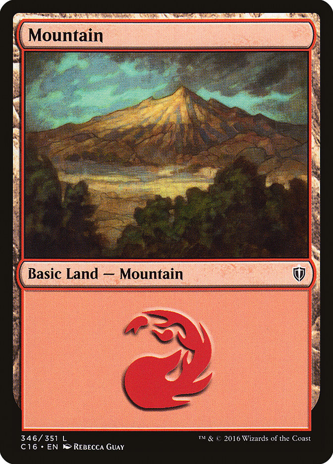 Mountain (346) [Commander 2016] | Nerdhalla Games