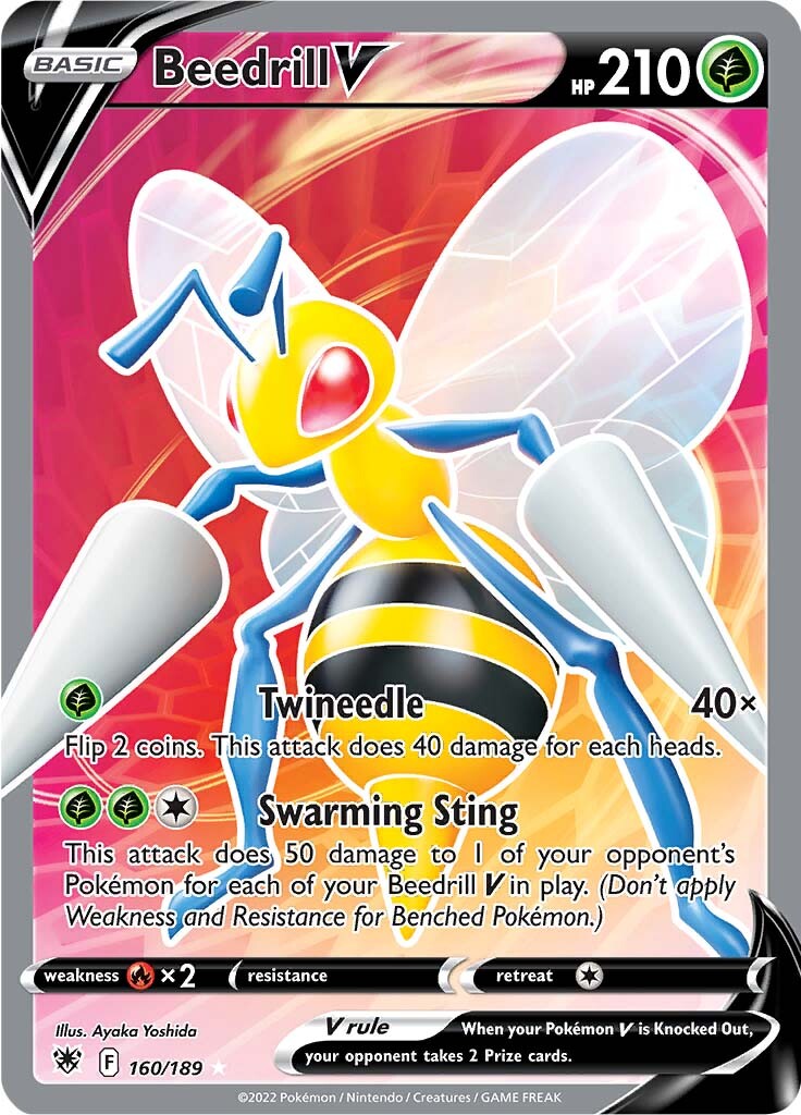 Beedrill V (160/189) [Sword & Shield: Astral Radiance] | Nerdhalla Games