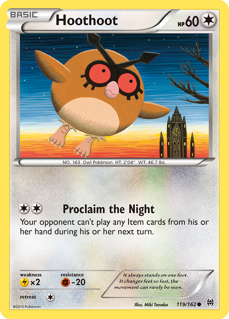 Hoothoot (119/162) [XY: BREAKthrough] | Nerdhalla Games