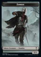 Zombie // Goat Double-sided Token [Streets of New Capenna Commander Tokens] | Nerdhalla Games