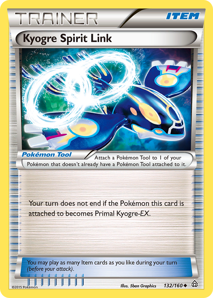 Kyogre Spirit Link (132/160) [XY: Primal Clash] | Nerdhalla Games