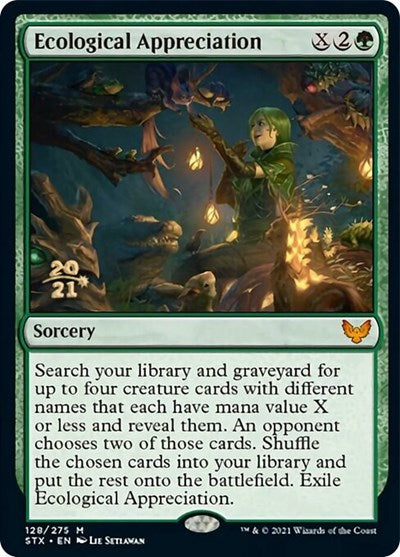 Ecological Appreciation [Strixhaven: School of Mages Prerelease Promos] | Nerdhalla Games