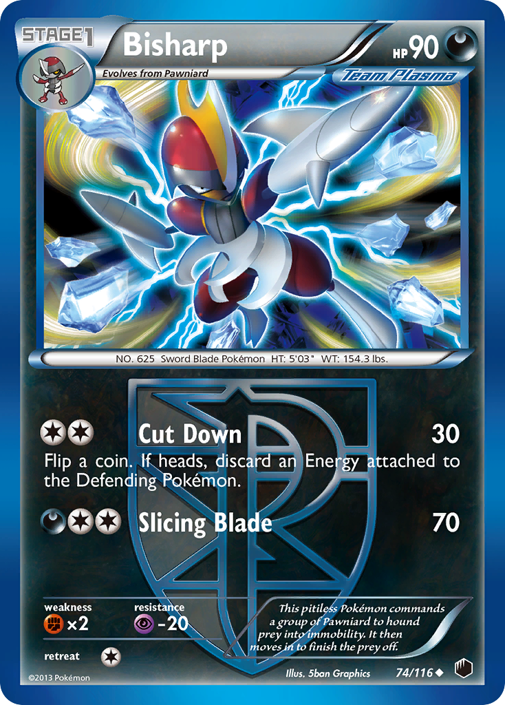 Bisharp (74/116) [Black & White: Plasma Freeze] | Nerdhalla Games