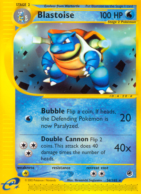 Blastoise (36/165) [Expedition: Base Set] | Nerdhalla Games