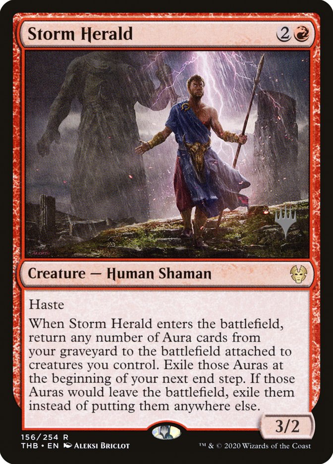 Storm Herald (Promo Pack) [Theros Beyond Death Promos] | Nerdhalla Games