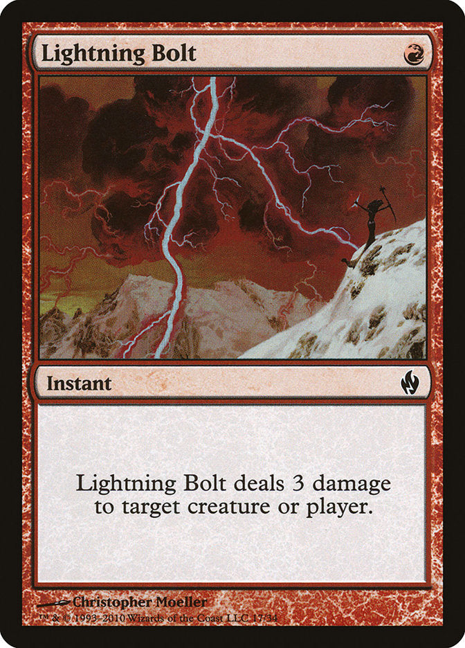 Lightning Bolt [Premium Deck Series: Fire and Lightning] | Nerdhalla Games