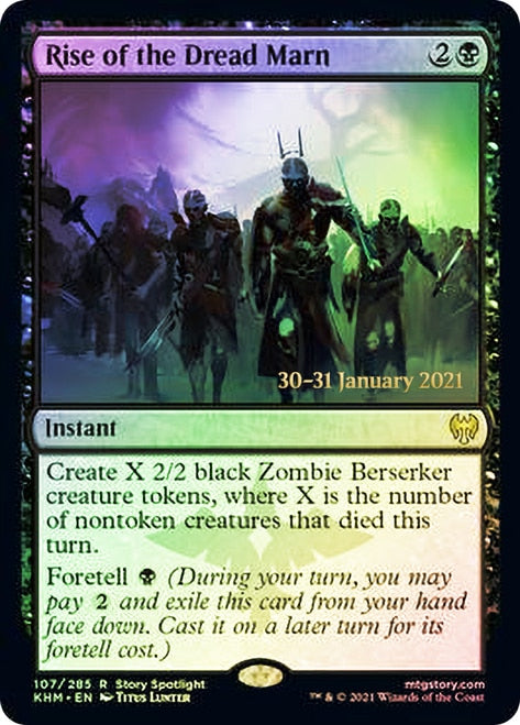 Rise of the Dread Marn  [Kaldheim Prerelease Promos] | Nerdhalla Games