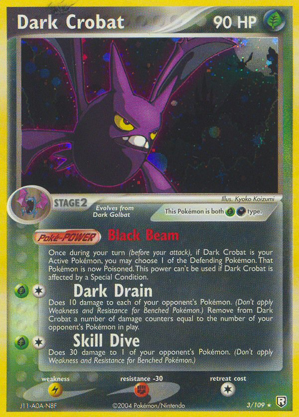 Dark Crobat (3/109) [EX: Team Rocket Returns] | Nerdhalla Games