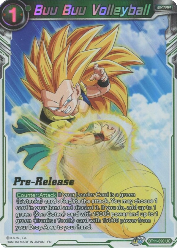 Buu Buu Volleyball (BT11-090) [Vermilion Bloodline Prerelease Promos] | Nerdhalla Games