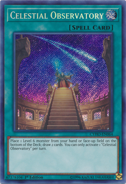 Celestial Observatory [CYHO-EN064] Secret Rare | Nerdhalla Games