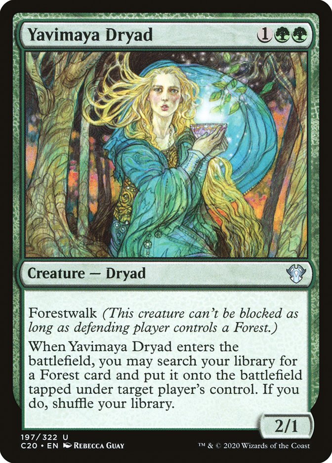 Yavimaya Dryad [Commander 2020] | Nerdhalla Games