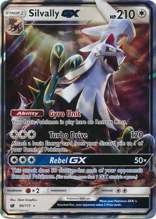 Silvally GX (90/111) (Jumbo Card) [Sun & Moon: Crimson Invasion] | Nerdhalla Games