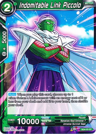 Indomitable Link Piccolo (Starter Deck - The Guardian of Namekians) [SD4-03] | Nerdhalla Games