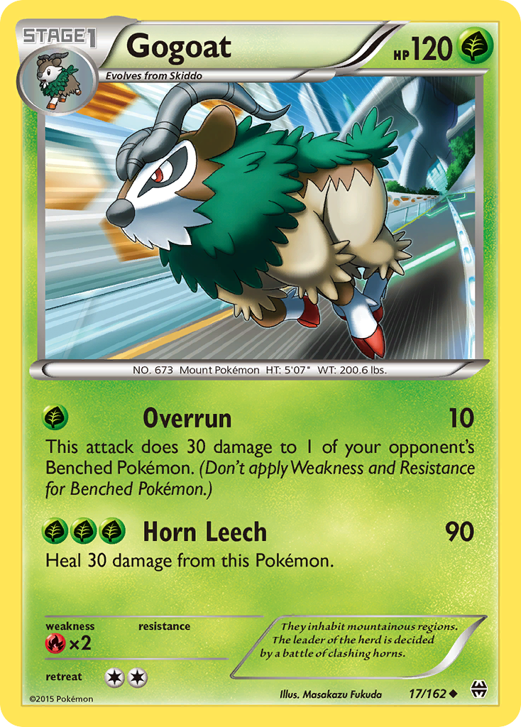 Gogoat (17/162) [XY: BREAKthrough] | Nerdhalla Games