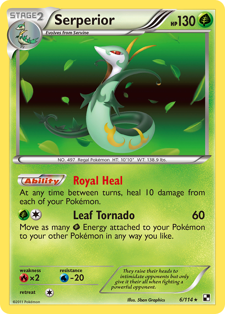 Serperior (6/114) [Black & White: Base Set] | Nerdhalla Games