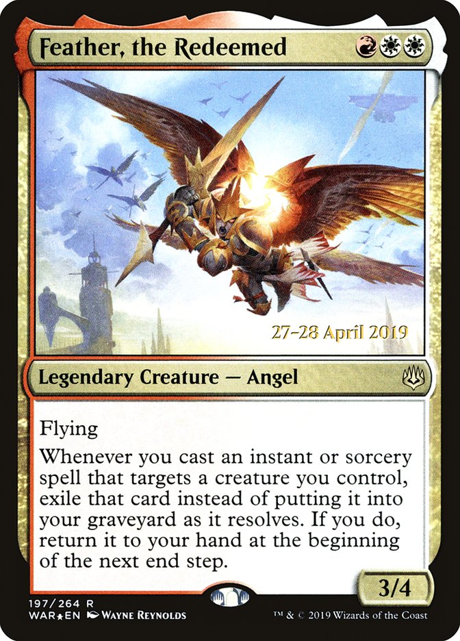 Feather, the Redeemed  [War of the Spark Prerelease Promos] | Nerdhalla Games