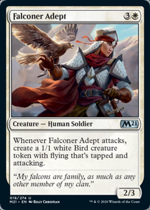 Falconer Adept [Core Set 2021] | Nerdhalla Games