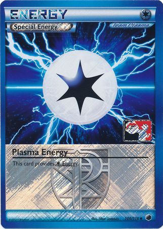 Plasma Energy (106/116) (Play Pokemon Promo) [Black & White: Plasma Freeze] | Nerdhalla Games