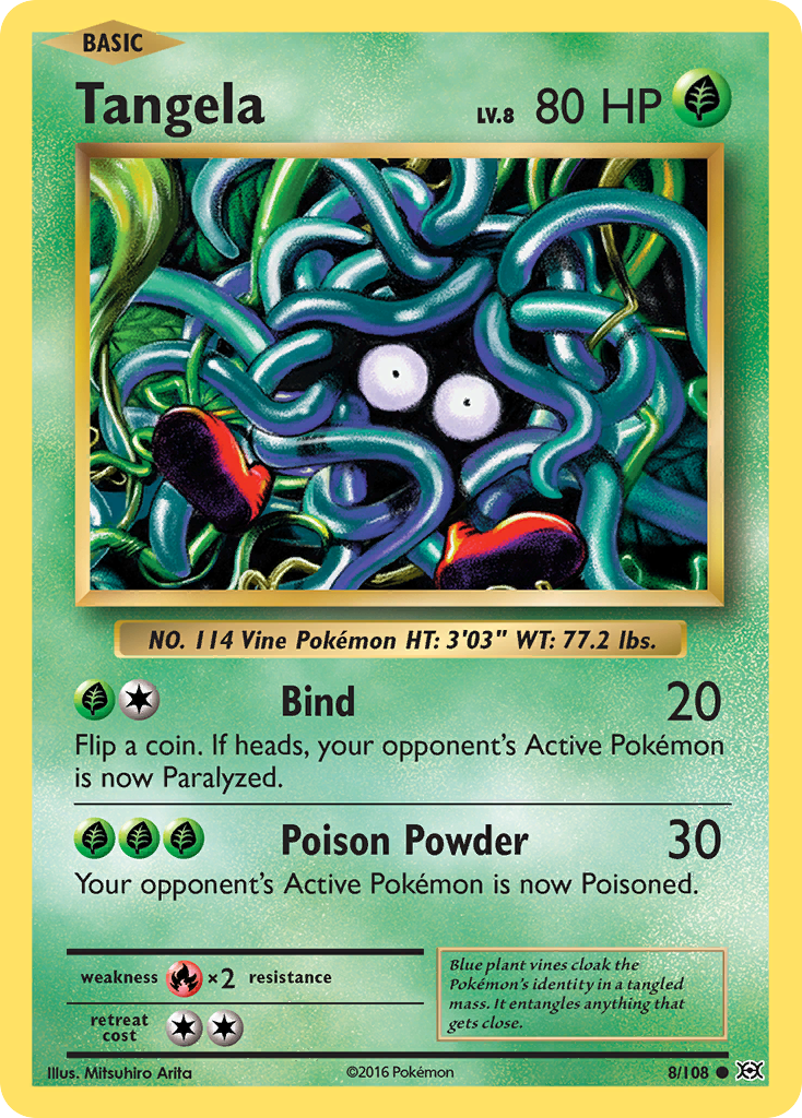 Tangela (8/108) [XY: Evolutions] | Nerdhalla Games