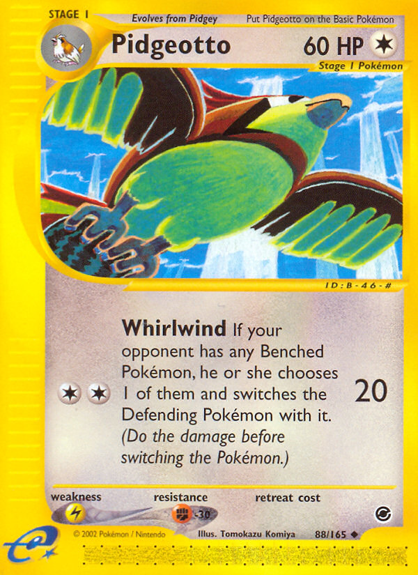 Pidgeotto (88/165) [Expedition: Base Set] | Nerdhalla Games