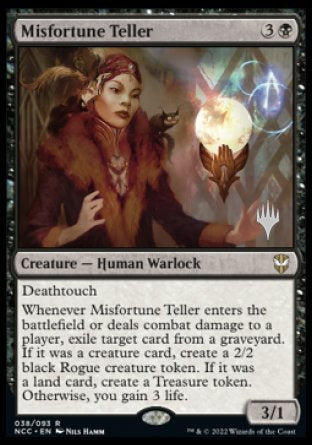 Misfortune Teller (Promo Pack) [Streets of New Capenna Commander Promos] | Nerdhalla Games