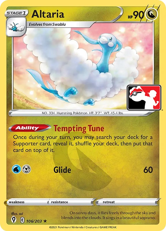 Altaria (106/203) [Prize Pack Series One] | Nerdhalla Games