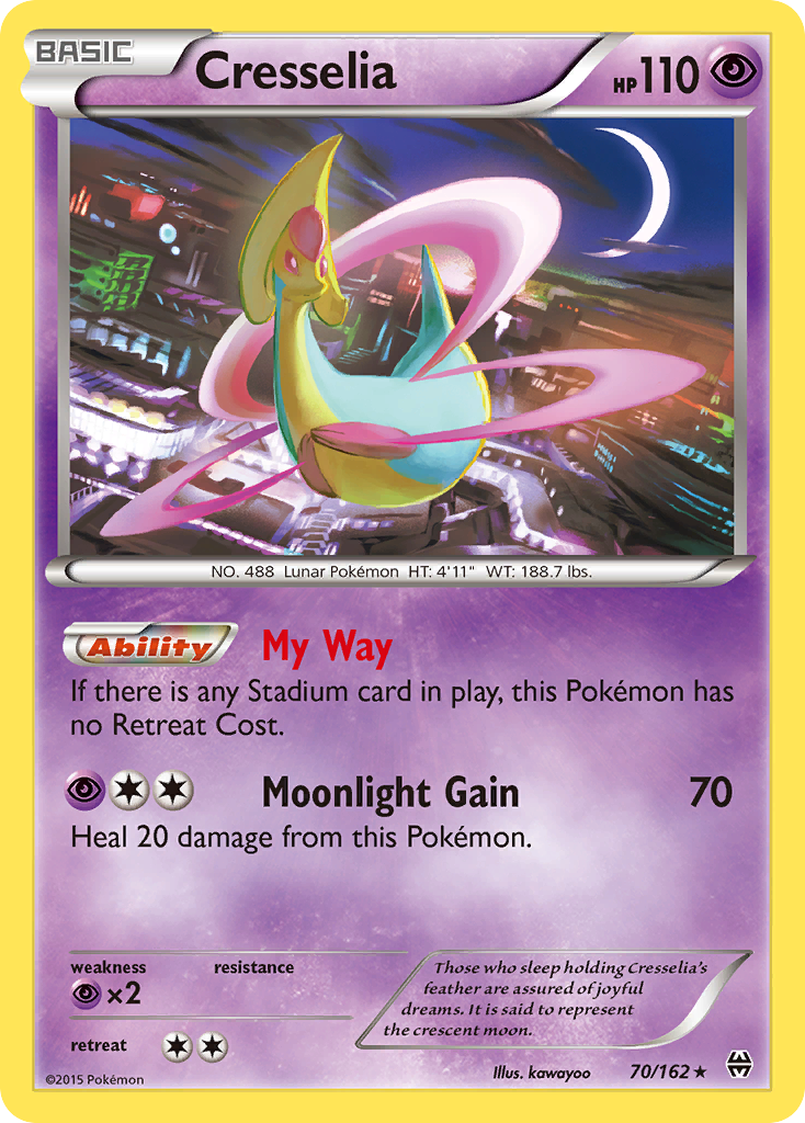 Cresselia (70/162) [XY: BREAKthrough] | Nerdhalla Games