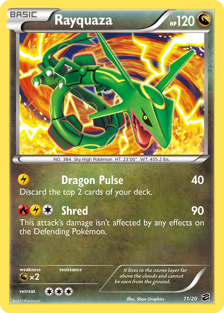 Rayquaza (11/20) (Blister Exclusive) [Black & White: Dragon Vault] | Nerdhalla Games