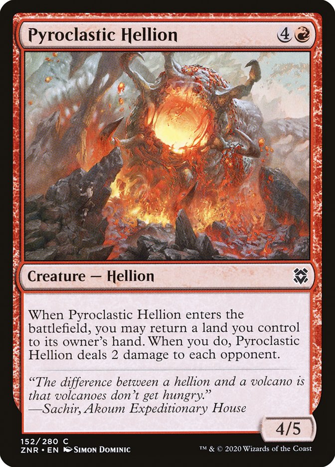 Pyroclastic Hellion [Zendikar Rising] | Nerdhalla Games