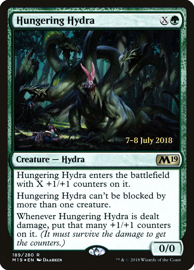 Hungering Hydra  [Core Set 2019 Prerelease Promos] | Nerdhalla Games