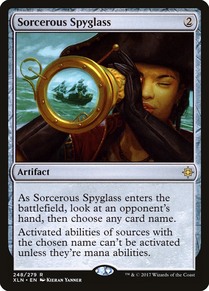 Sorcerous Spyglass [Ixalan] | Nerdhalla Games