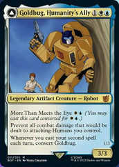 Goldbug, Humanity's Ally // Goldbug, Scrappy Scout [Universes Beyond: Transformers] | Nerdhalla Games