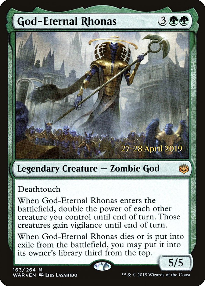 God-Eternal Rhonas  [War of the Spark Prerelease Promos] | Nerdhalla Games