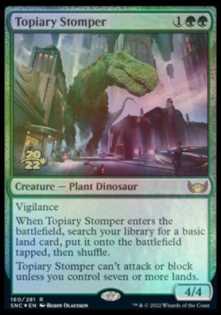 Topiary Stomper [Streets of New Capenna Prerelease Promos] | Nerdhalla Games