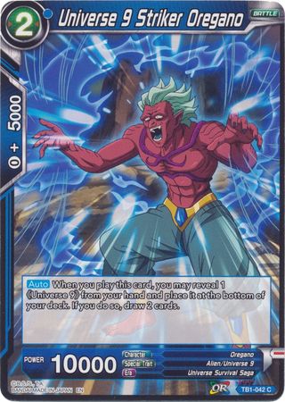 Universe 9 Striker Oregano (Reprint) (TB1-042) [Battle Evolution Booster] | Nerdhalla Games