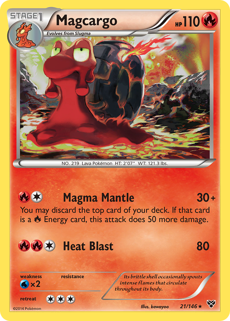 Magcargo (21/146) [XY: Base Set] | Nerdhalla Games