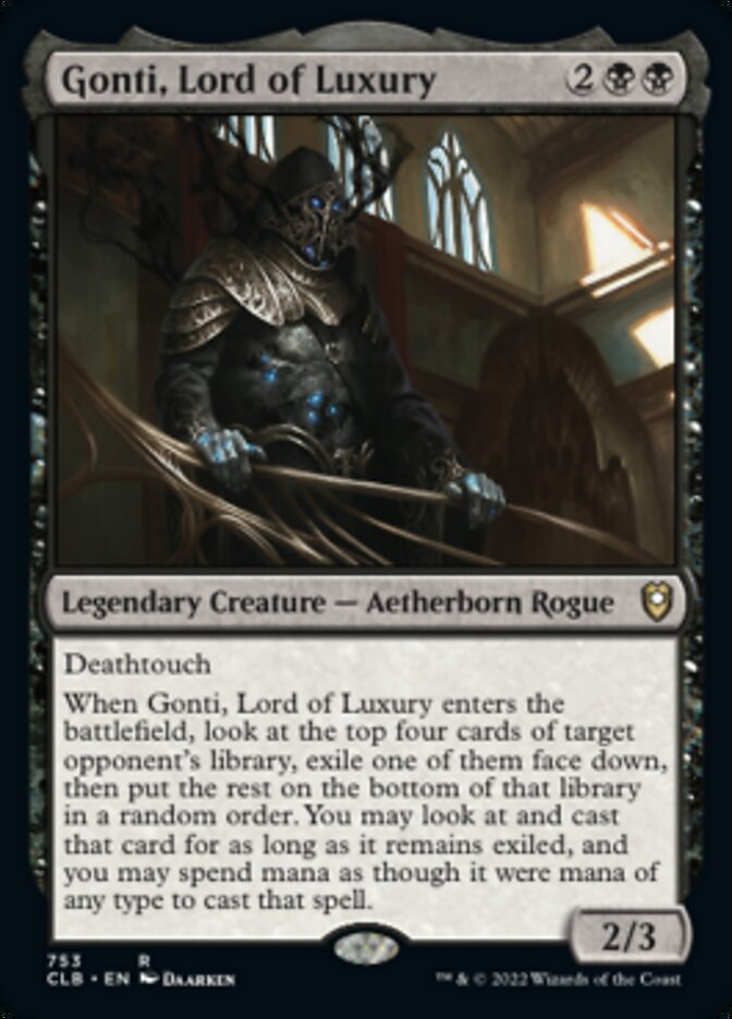 Gonti, Lord of Luxury [Commander Legends: Battle for Baldur's Gate] | Nerdhalla Games