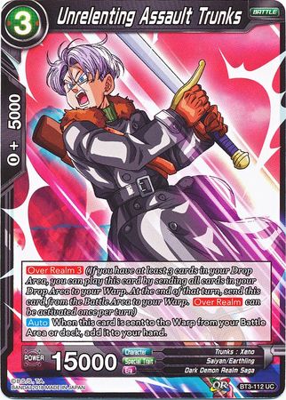 Unrelenting Assault Trunks [BT3-112] | Nerdhalla Games