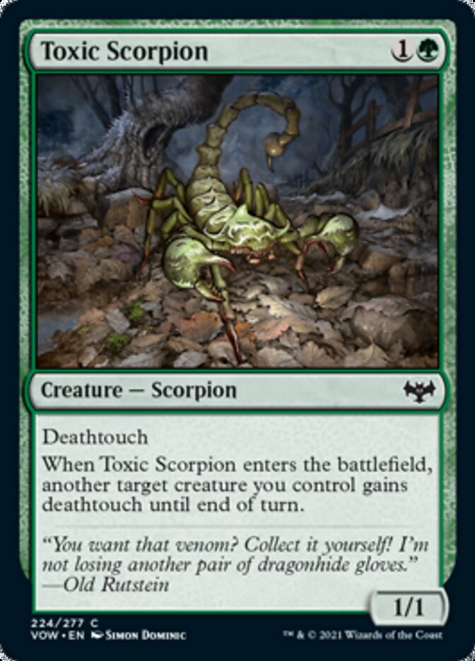 Toxic Scorpion [Innistrad: Crimson Vow] | Nerdhalla Games