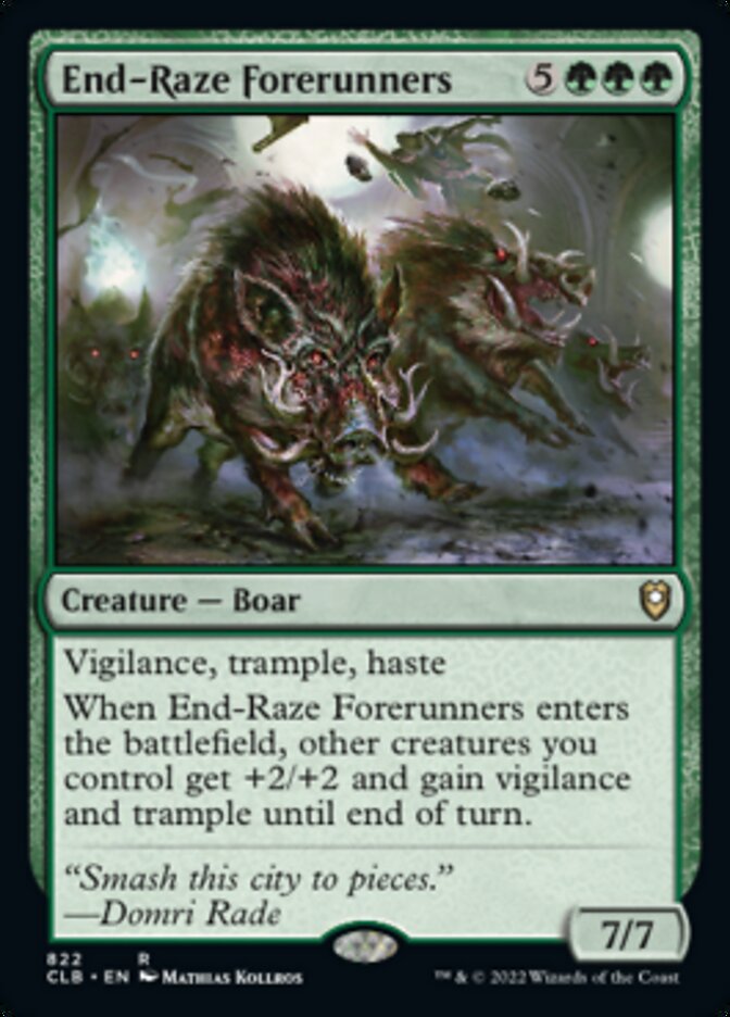 End-Raze Forerunners [Commander Legends: Battle for Baldur's Gate] | Nerdhalla Games