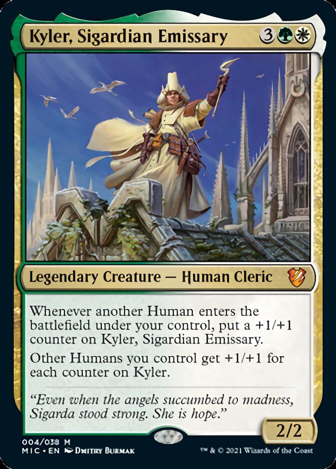 Kyler, Sigardian Emissary [Innistrad: Midnight Hunt Commander] | Nerdhalla Games