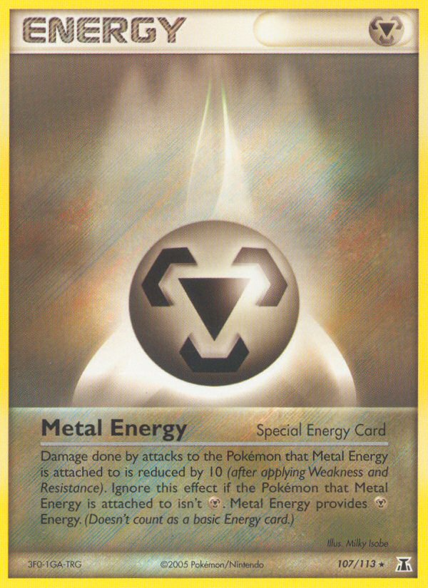 Metal Energy (107/113) [EX: Delta Species] | Nerdhalla Games