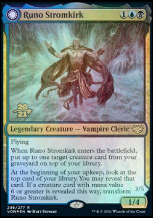 Runo Stromkirk // Krothuss, Lord of the Deep [Innistrad: Crimson Vow Prerelease Promos] | Nerdhalla Games