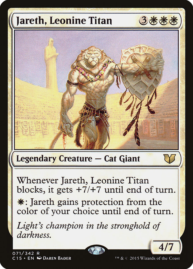 Jareth, Leonine Titan [Commander 2015] | Nerdhalla Games