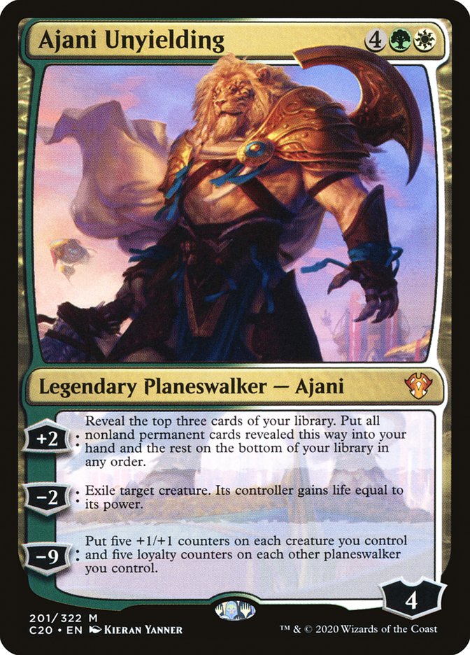 Ajani Unyielding [Commander 2020] | Nerdhalla Games