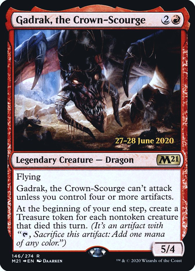 Gadrak, the Crown-Scourge  [Core Set 2021 Prerelease Promos] | Nerdhalla Games